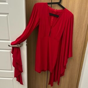 Beautiful flowy red dress